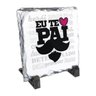 Quadro Pedra Frase Eu Te Amo Pai Bigode Barba Presente - 1