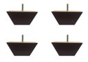 Ver imagem 2 de Pé Retangular Imbuia Sofás 6cm Altura 12cm Kit 08 Pezinhos