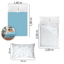 Jogo de Cama Casal 200 Fios Fiori - Heitor (7603) - 5