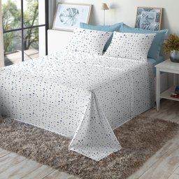 Jogo de Cama Casal 200 Fios Fiori - Heitor (7603) - 2