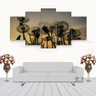 Quadro Decorativo Flor Dente De Leão 115X60 5 Peças 5 - 1