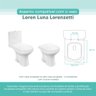 Assento Sanitário Tampa de Vaso Branco Mdf Laqueado Loren Luna para Bacia Lorenzetti - 3