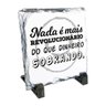 Quadro De Pedra Engraçado Nada Mais Revolucionário Dinheiro - 1