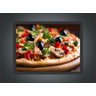 Quadro Decorativo Pizza Pizzarias Gourmet Com Moldura G02 - 3