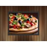 Quadro Decorativo Pizza Pizzarias Gourmet Com Moldura G02 - 2