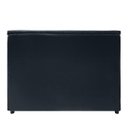 Ver imagem 6 de Puff Baú c/ Botão Banqueta Suede Organizar Decorar 55cm Preto