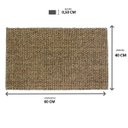 Ver imagem 4 de Capacho de Sisal Retangular Camelo Ld 40x60cm Apaeb