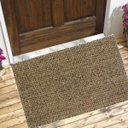 Ver imagem 2 de Capacho de Sisal Retangular Camelo Ld 40x60cm Apaeb