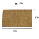 Ver imagem 3 de Capacho de Sisal Retangular Mel Claro Cb 45x75cm Apaeb