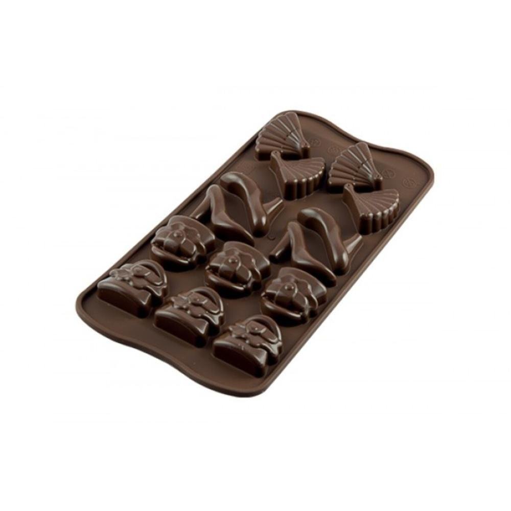 Forma 3d Silicone Mini Bombom Chocolate Fashion Silikomart - 3