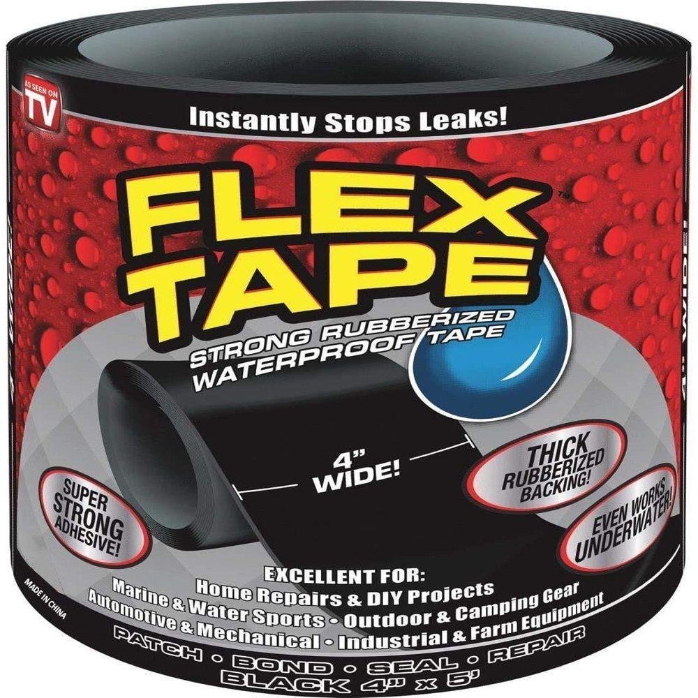 Fita Adesiva Flex Tape Black Cola Tudo para Casa , com 150cm - 2