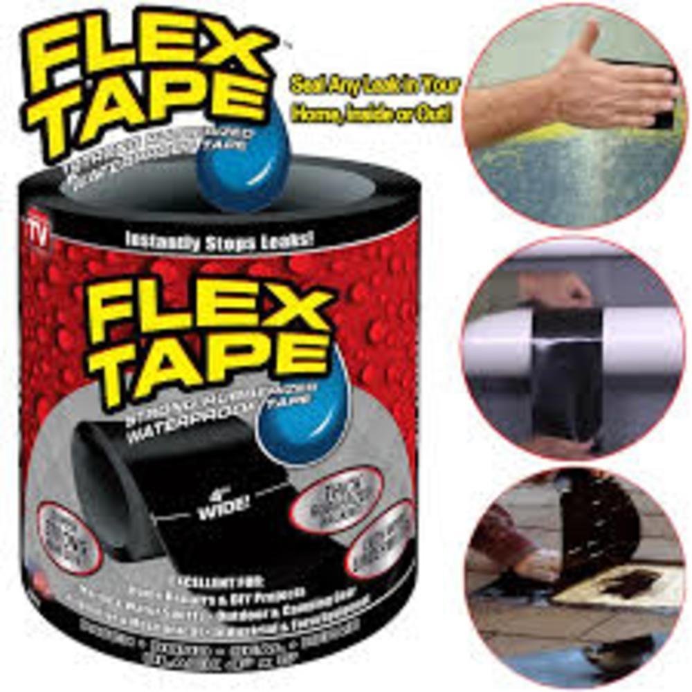 Fita Adesiva Flex Tape Black Cola Tudo para Casa , com 150cm - 4