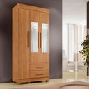 Ver imagem 2 de Guarda Roupa Copacabana New 3 Portas com Espelho Benetil:cinamomo