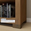 Ver mais imagens de Kit 3 Estantes de Livros 63CMX187CM Multiuso 5 Prateleiras Flex Marrom/Cinamomo