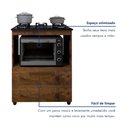 Ver imagem 4 de Balcão para Cooktop e Forno 1 Gaveta Smart Espresso Móveis