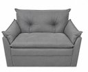 Ver imagem 2 de Sofá Compacto 2 Lugares Suede Confortável Minnors 1,20 Mts Cor:Cinza