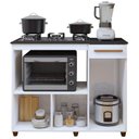 Ver imagem 4 de Balcão para Cooktop e Forno 2 Portas 1 Gaveta Clara Yescasa