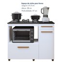 Ver imagem 5 de Balcão para Cooktop e Forno 2 Portas 1 Gaveta Clara Yescasa