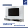 Painel para TV até 50 Polegadas com Nicho Luna Yescasa - 4