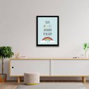 Ver imagem 1 de Quadro Decorativo Seja O Arco-Íris Da Nuvem De Alguém