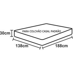 Jogo Lençol Casal Padrão Bordado 400 Fios Imperial Branco e Cinza 4pç - 5