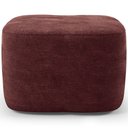 Ver imagem 7 de Poltrona de Amamentação com Balanço e Puff Orgânico Saori W01 Linho Bordo - Lyam Decor