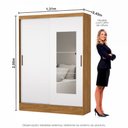 Ver imagem 3 de Guarda-roupa Belem 2 Portas de Correr 2 Gavetas com Espelho