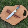 Faca Artesanal 10' Churrasco Abridor de Garrafas Cabo Híbrido Madeira Aço Inox Cirúrgico 420c - 8