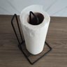 Suporte Organizador Porta Papel Toalha Aramado Preto de Mesa Stolf - 7