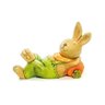 Coelho Jardim Boris Deitado Na Cenoura Realejos De Resina - 1