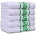 Ver imagem 1 de Kit 5 Pano de Prato Super Luxo Atoalhado Premium Gourmet Beka - Verde