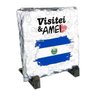 Quadro De Pedra Bandeira El Salvador Visitei E Amei Viagem - 1
