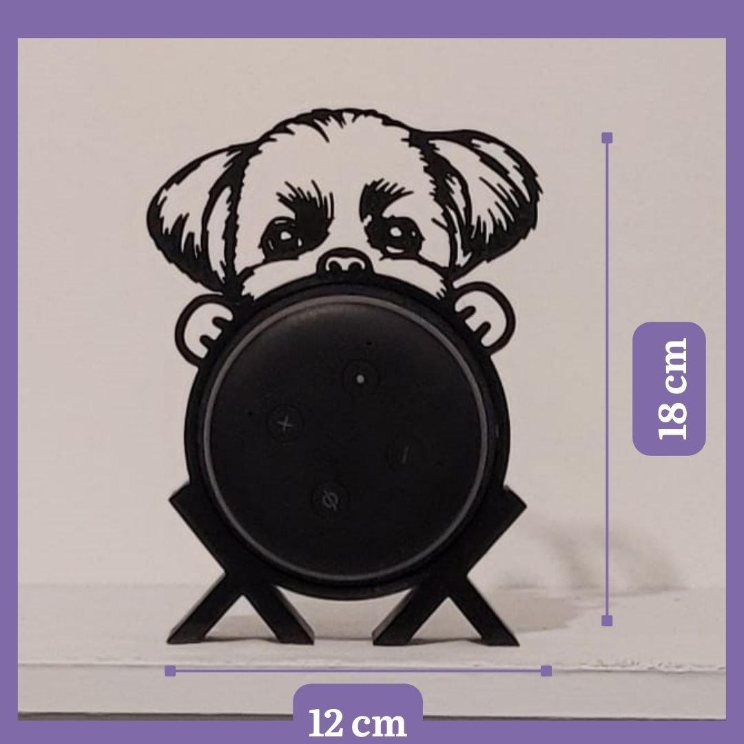 Suporte de Alexa para Echo Dot 3 Cachorro "shih-tzu" - 6