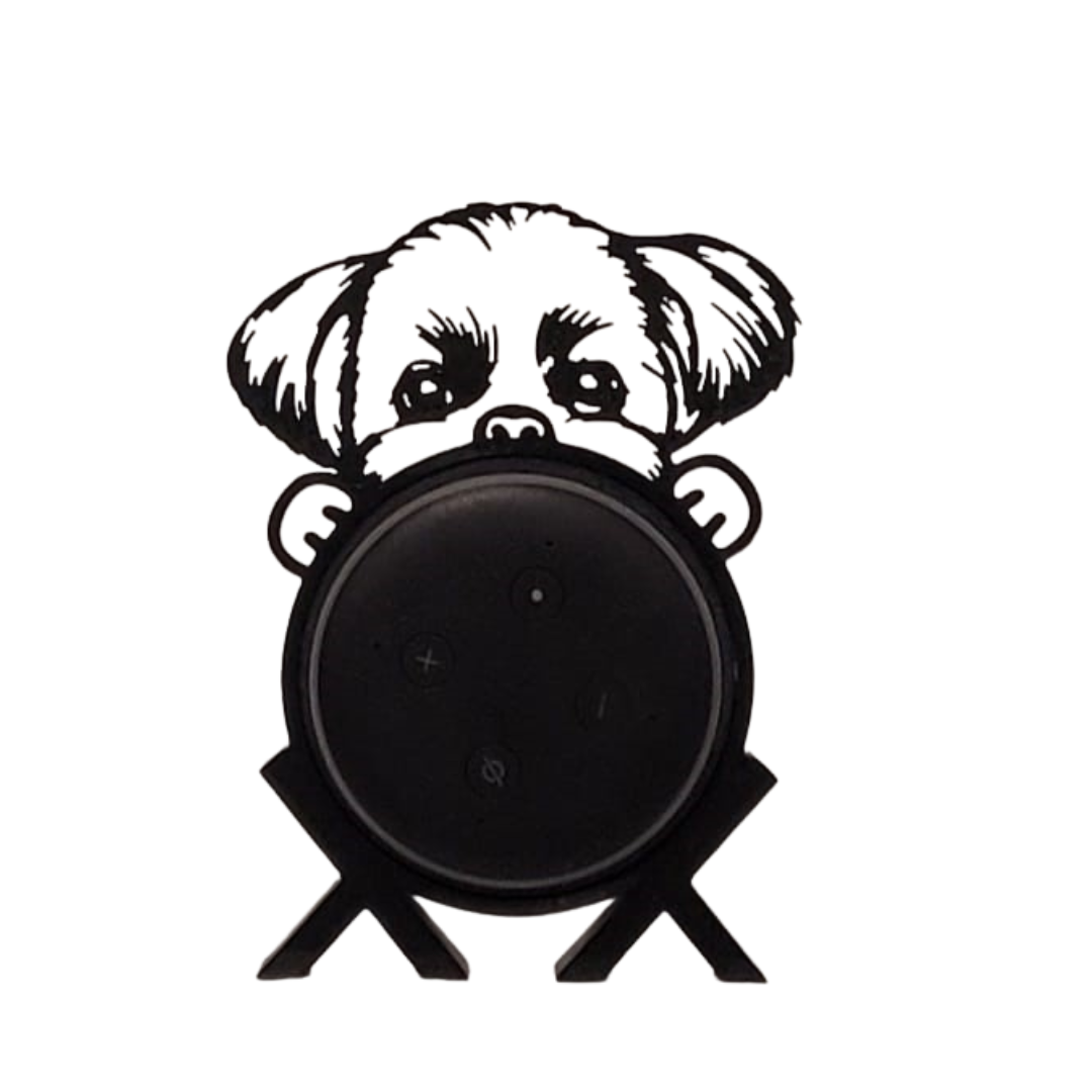 Suporte de Alexa para Echo Dot 3 Cachorro "shih-tzu"