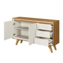 Ver imagem 3 de Buffet Vertex 2 Portas 3 Gavetas Naturalle Off White
