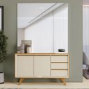 Ver imagem 5 de Buffet Vertex 2 Portas 3 Gavetas Naturalle Off White