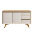 Ver imagem 1 de Buffet Vertex 2 Portas 3 Gavetas Naturalle Off White