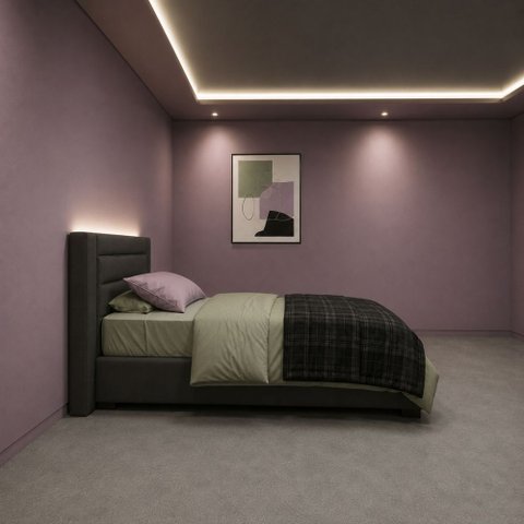 Piso Vinílico em Manta PVC 0,7mm Antiderrapante 4m² Liso Fosco Cimento-Rústico