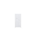 Ver imagem 5 de Guarda Roupa Solteiro 3 Portas 2 Gavetas 3 Prateleiras Branco/Rosa