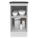 Ver imagem 7 de Balcão Acordes Glamy 100% MDF 40cm 1 Porta Branco Madesa