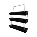 Ver imagem 3 de Kit 3 Vaso Jardim Vertical Horta Floreira 100cm Polietileno BGPLASTICOS V22100JV VERMELHO PAU BRASIL