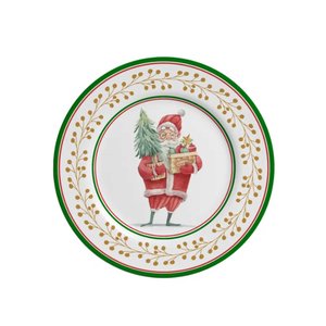 Conjunto 6 Pratos para Sobremesa Ho Ho Ho - Alleanza