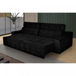 Sofá Retrátil e Reclinável 5 Lugares Connect Ambiente Móveis - 1 Sofá Retrátil e Reclinável 5 Lugares Connect Ambiente Móveis - 1