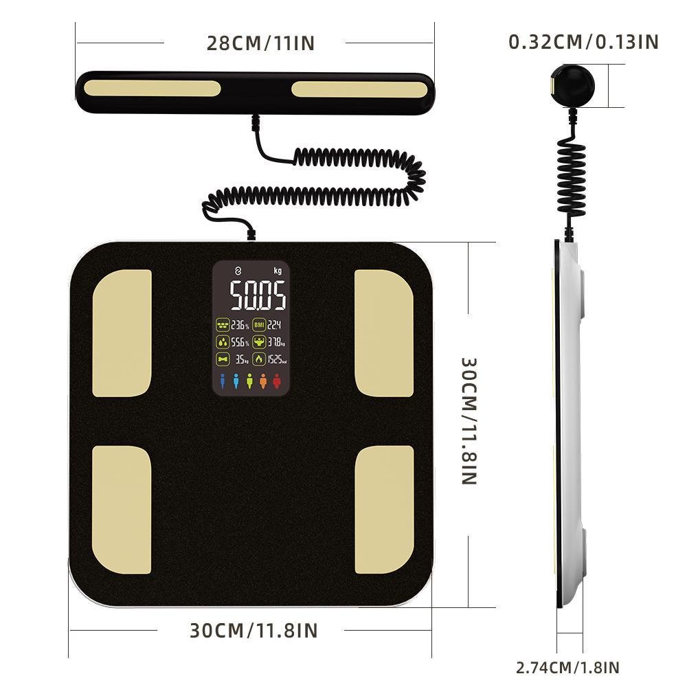 Balança Bioimpedância Smart 8 Sensores com Display Va Wf05 - 3