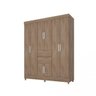 Guarda-Roupa Casal 8 Portas 2 Gavetas Munique Demóbile - 4