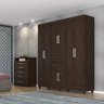 Guarda-Roupa Casal 8 Portas 2 Gavetas Munique  - 1