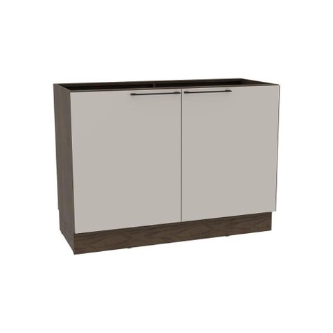 Balcão de Cozinha Amsterdam Ph 3134 C/ 2 Portas S/ Tampo 120cm Avela/off White - Herval
