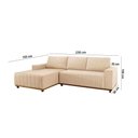 Ver imagem 4 de Sofá Boreal de 230cm B25 Chaise Lado Direito Meu Sofá Online A294 Linho Creme