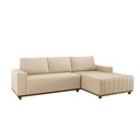 Ver imagem 2 de Sofá Boreal de 230cm B25 Chaise Lado Direito Meu Sofá Online A294 Linho Creme