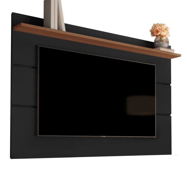 Painel Germai Vivare 180cm TV 72 Polegadas - Black/Freijó